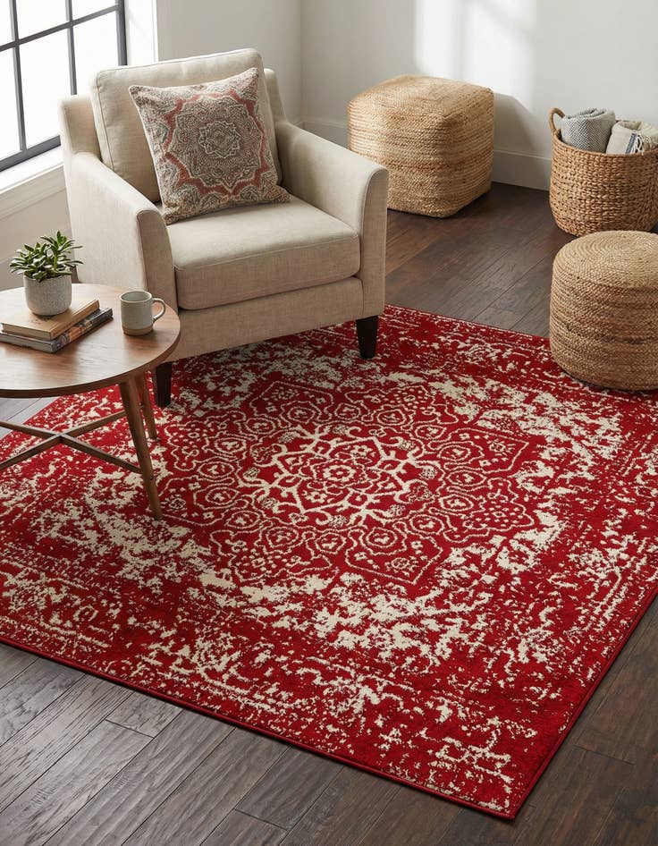 Detail image of 5' 3 x 5' 3 Arlington Square Rug