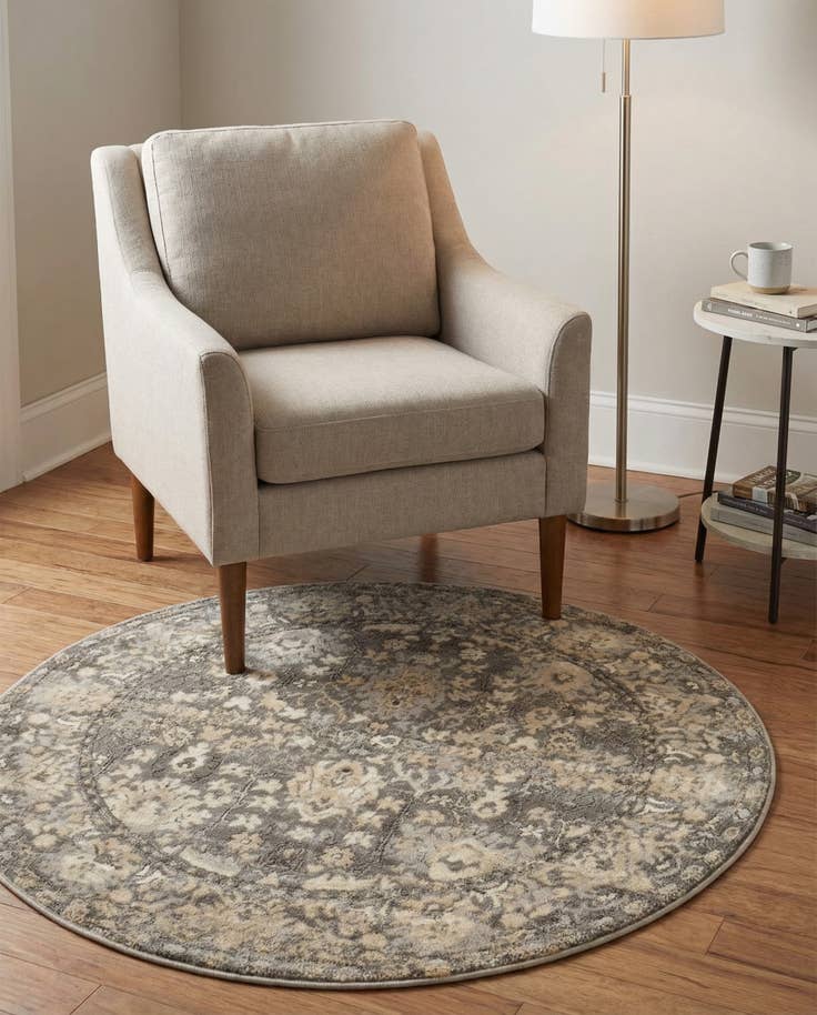 Detail image of 4' x 4' Oregon Round Rug