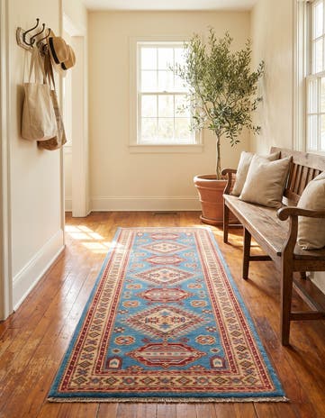 2' x 5' 10 Hand Knotted Kazak Runner Rug