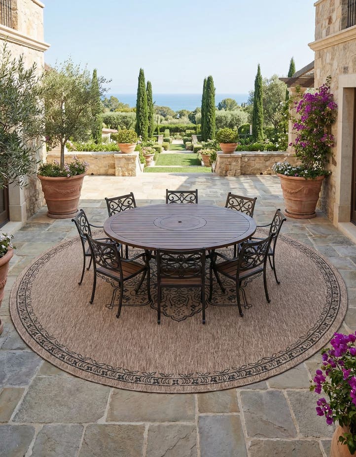 13' x 13' Easy-Clean Traditional Indoor / Ou...