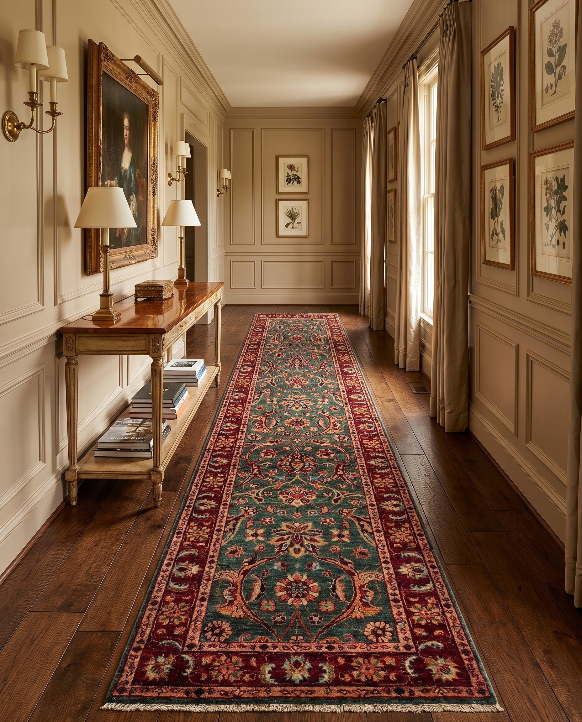 2' 9 x 9' 10 Hand Knotted Ariana Ziegler Runner Rug