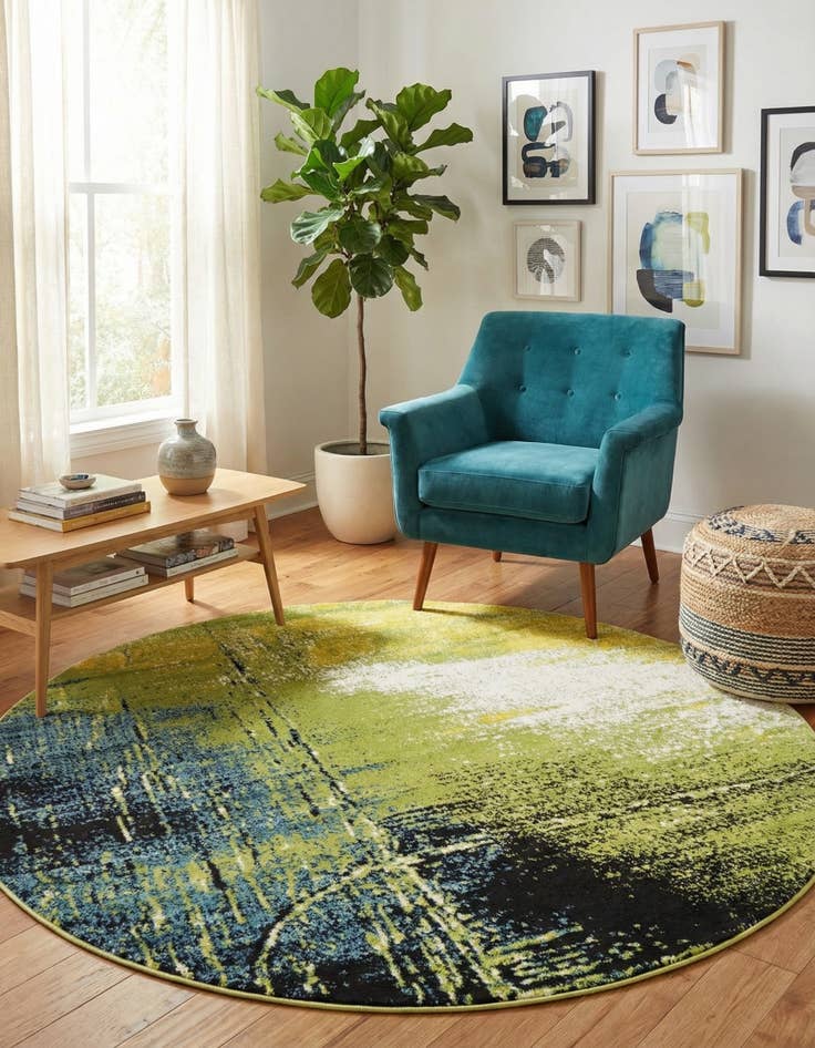 Detail image of 6' x 6' Tuscany Round Rug