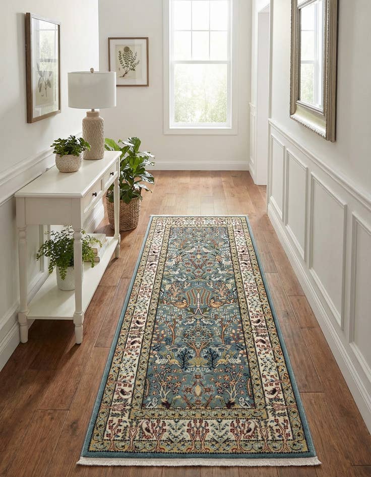 Detail image of 2' x 6' Nain Design Runner Rug