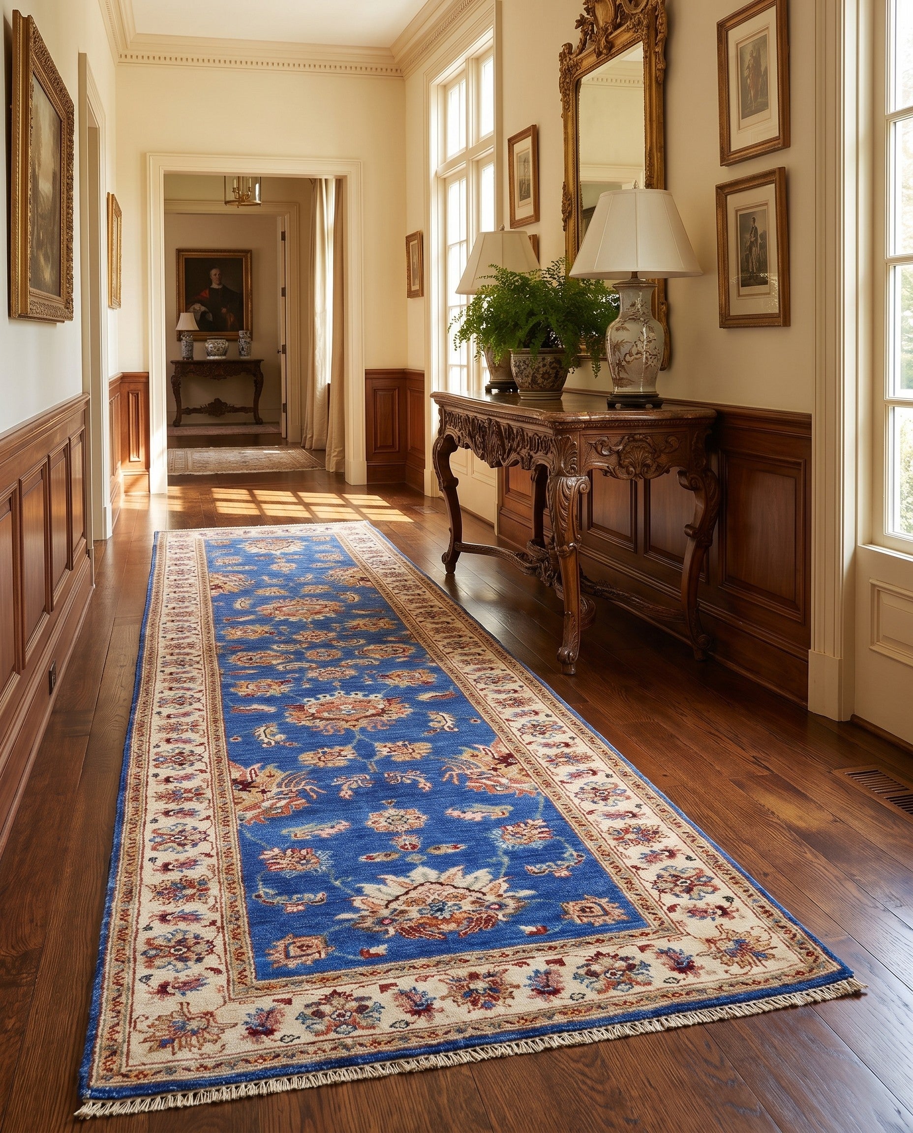 2' 9 x 10' 1 Hand Knotted Ariana Ziegler Runner Rug