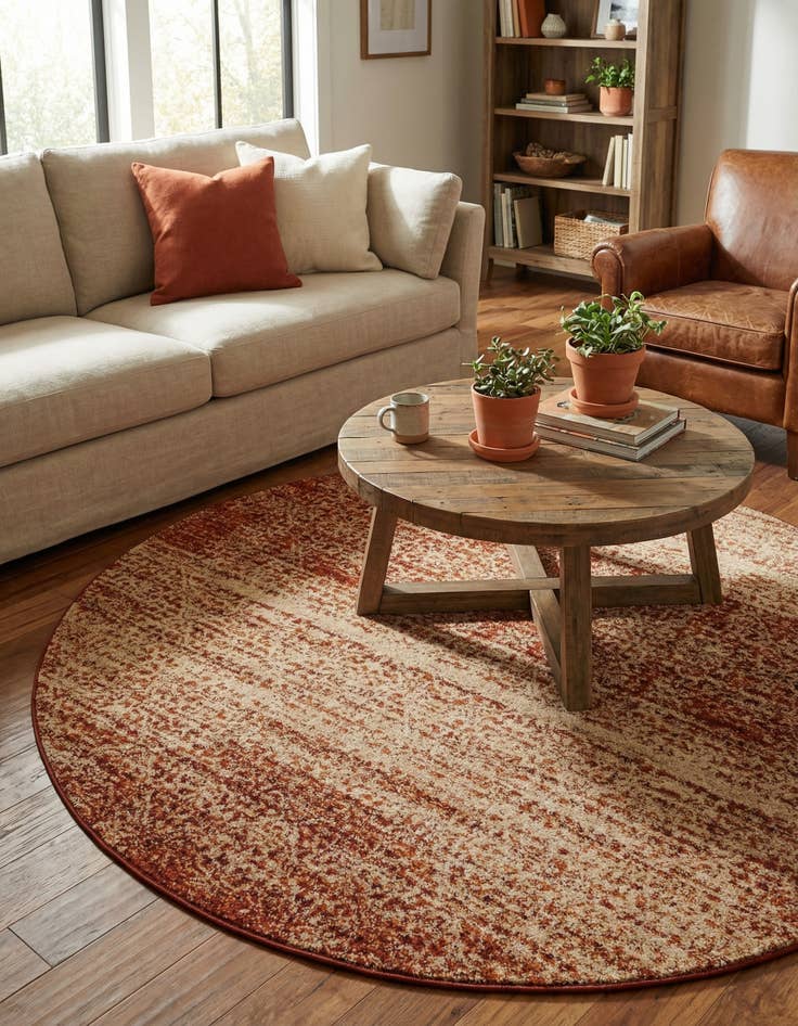 Detail image of 7' 10 x 7' 10 Equinox Round Rug