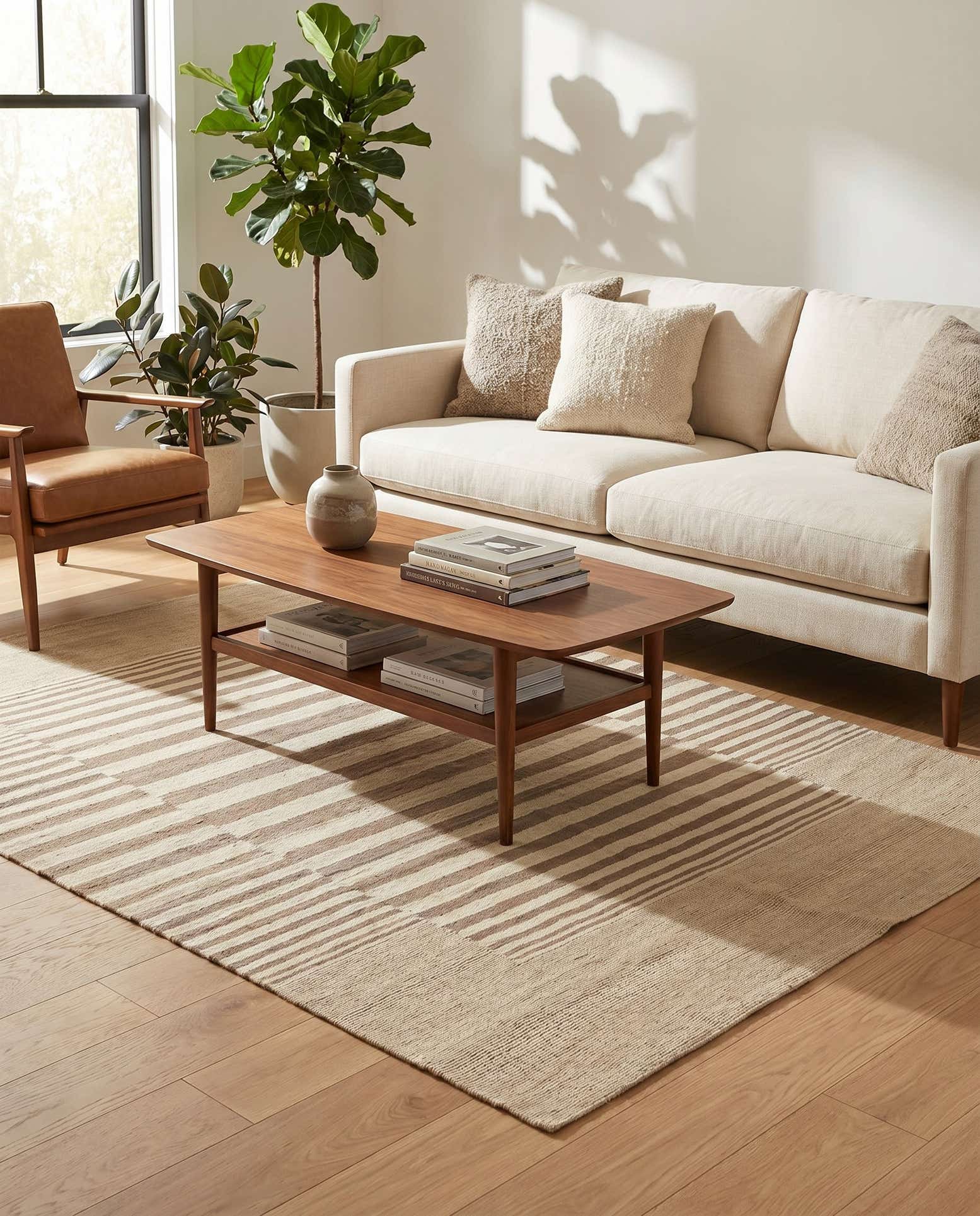 4' 2 x 5' 9 Hand Woven Kilim Modern Wool Rug