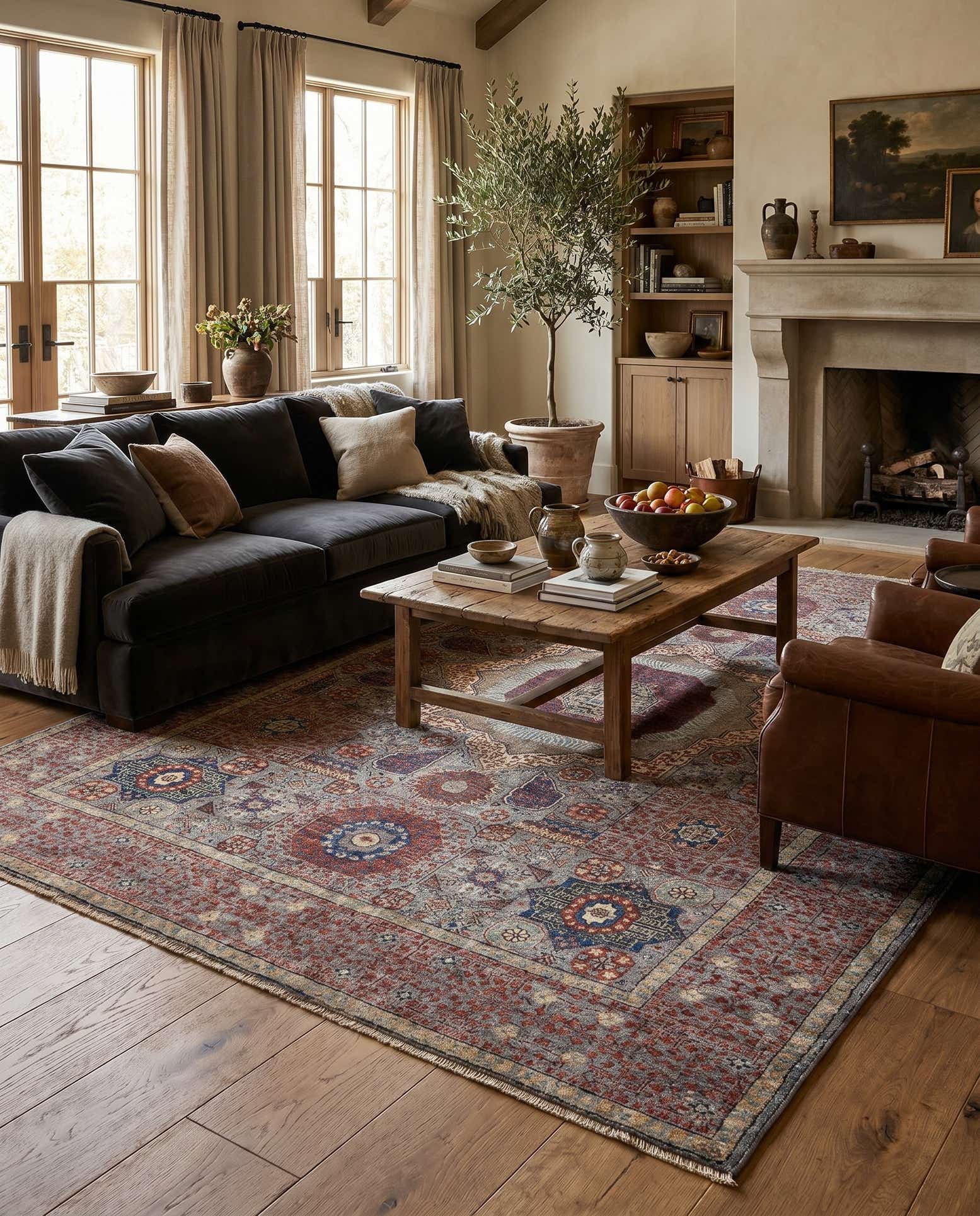 5' 1 x 7' 1 Hand Knotted Mamluk Rug