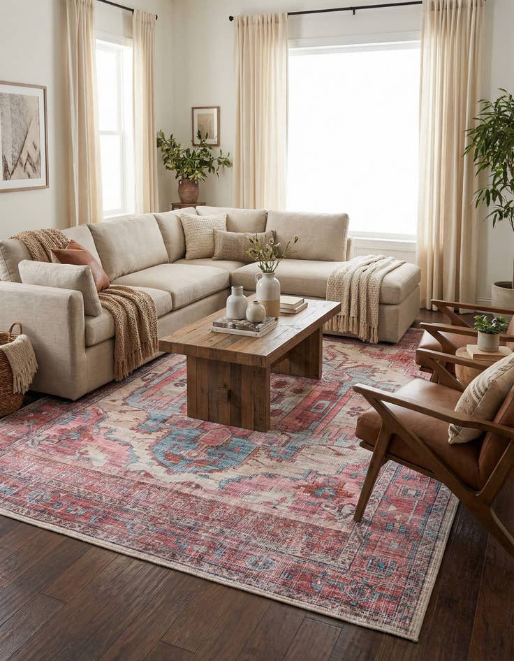 Detail image of 10' 6 x 13' Washable Maahru Rug