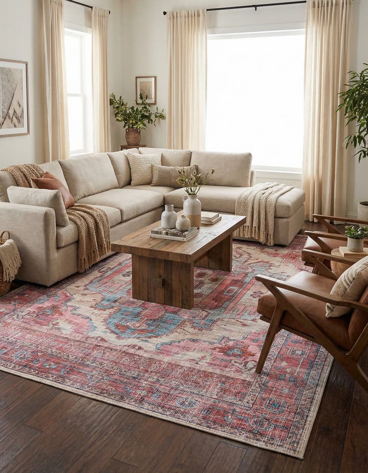10' 6 x 13' Washable Maahru Rug
