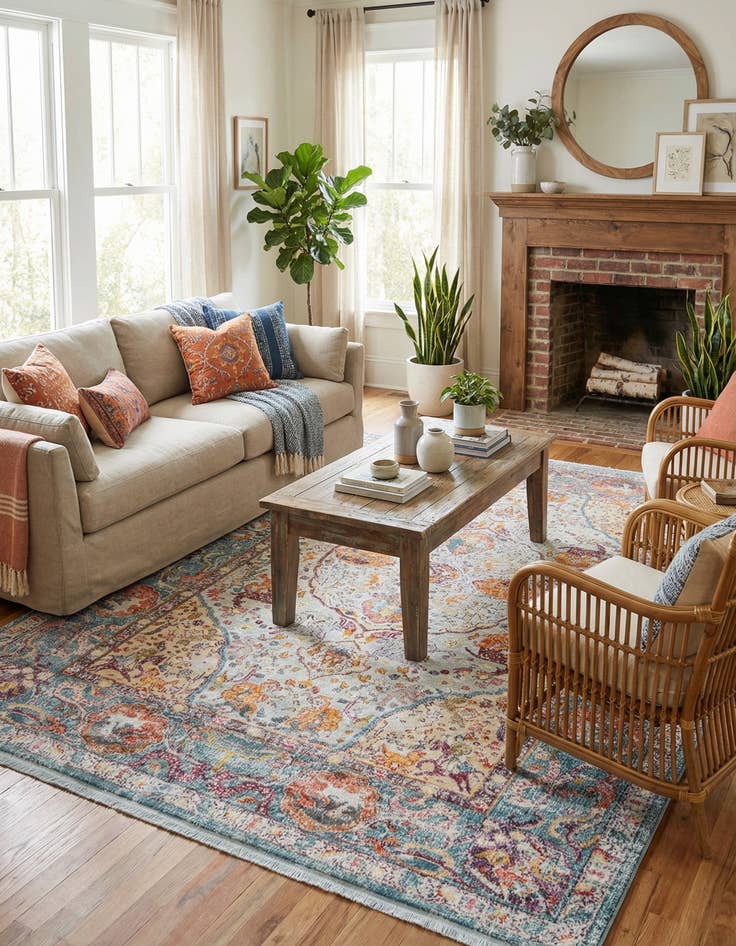 Detail image of 8' x 11' Santiago Rug