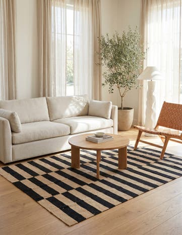 4' 2 x 5' 10 Hand Woven Kilim Modern Wool Rug
