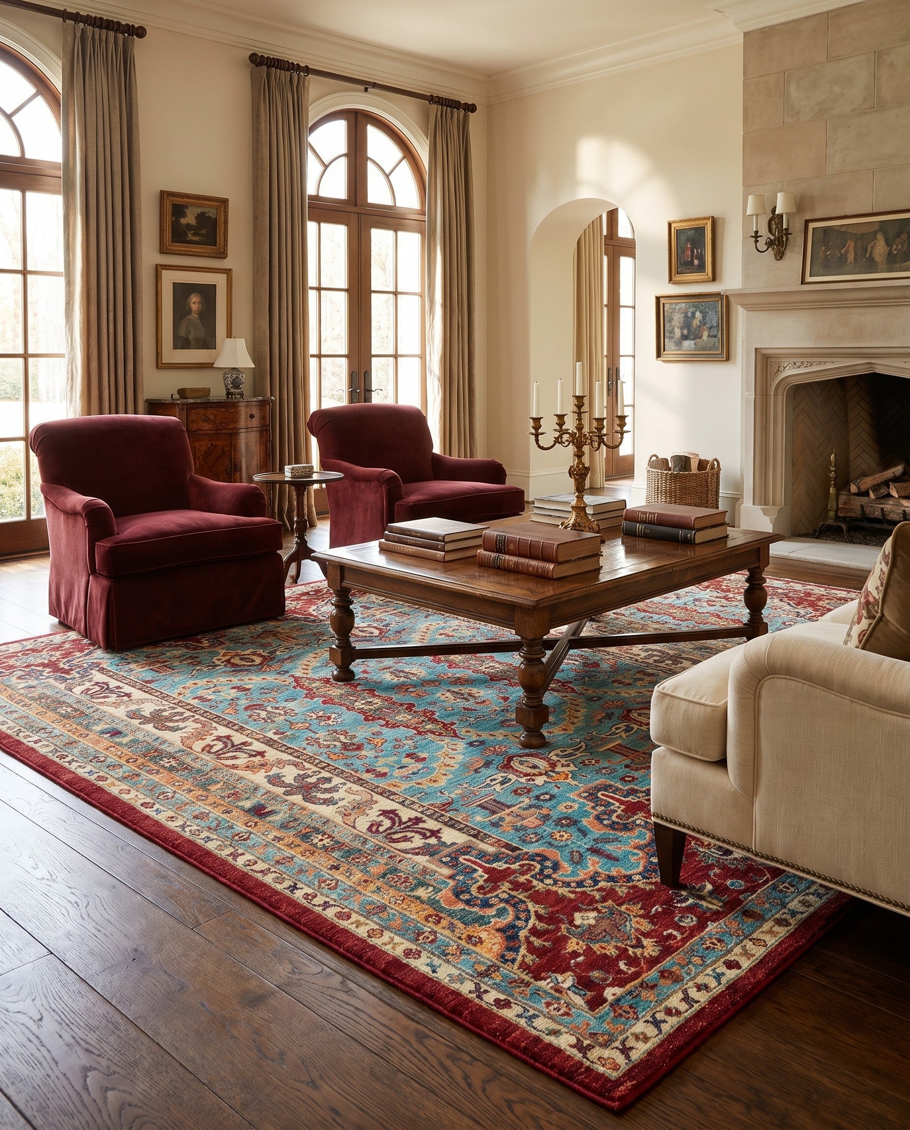5' 9 x 8' 2 Hand Knotted Ariana Ziegler Rug