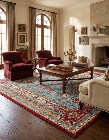 5' 9 x 8' 2 Hand Knotted Ariana Ziegler Rug