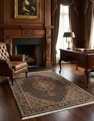3' 5 x 4' 10 Tabriz Mahi Rug