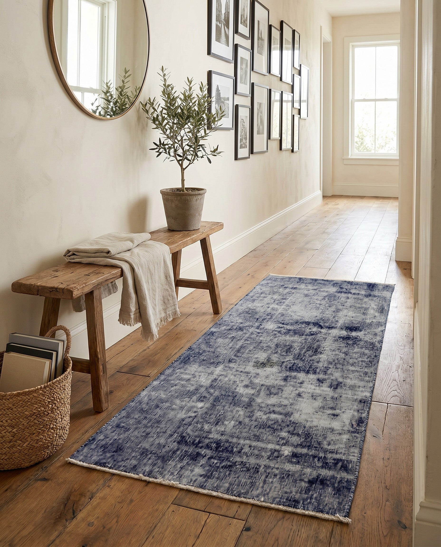 3' 5 x 6' 7 Hand Knotted Ultra Vintage Persian Wool Runner Rug