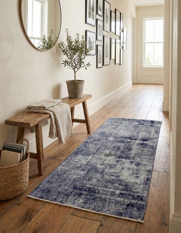 3' 5 x 6' 7 Hand Knotted Ultra Vintage Persian Wool Runner Rug