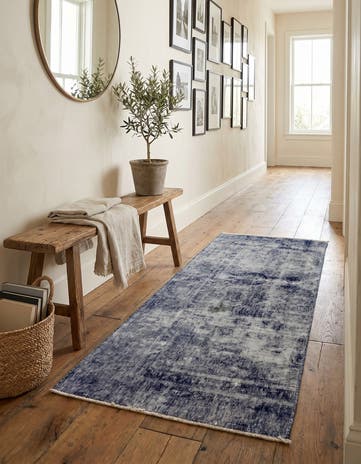 3' 5 x 6' 7 Hand Knotted Ultra Vintage Persian Wool Runner Rug