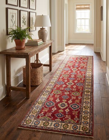 2' 9 x 9' 10 Hand Knotted Kazak Runner Rug