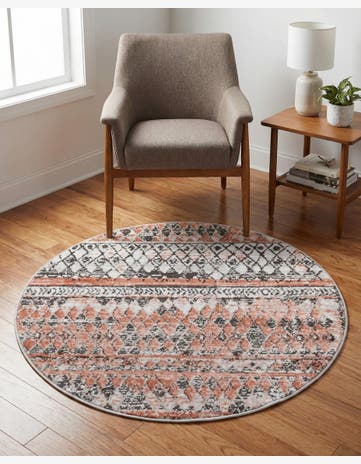 3' 3 x 3' 3 Leipzig Round Rug