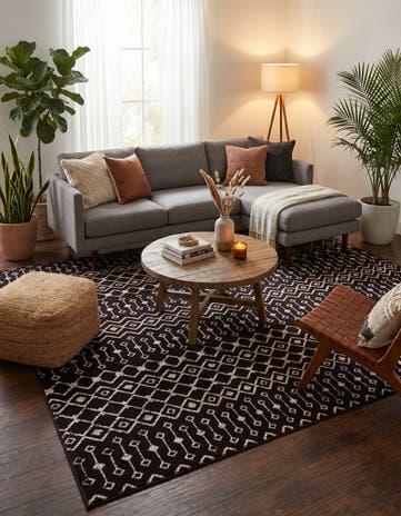10' x 10' Kasbah Trellis Square Rug
