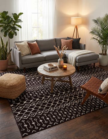 10' x 10' Kasbah Trellis Square Rug
