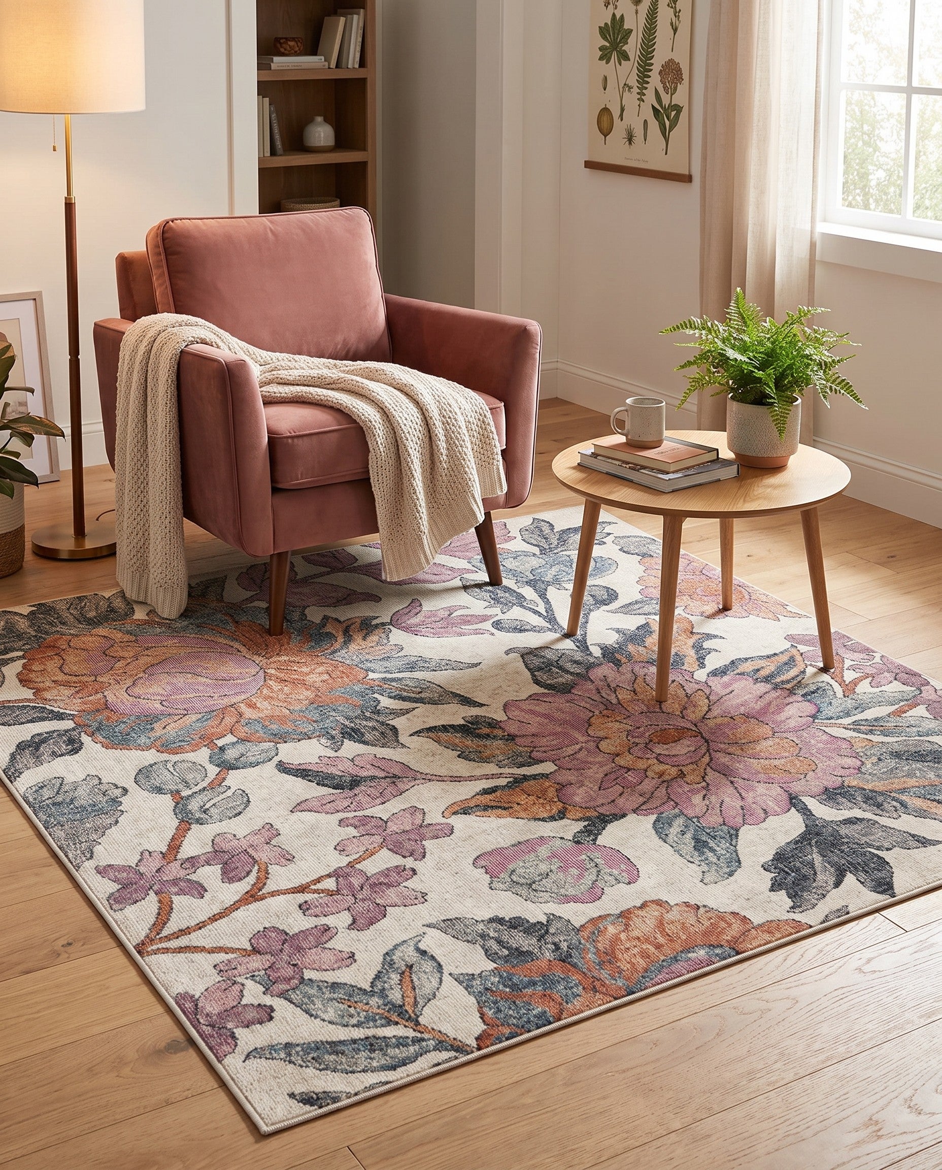 155cm x 155cm Blossom Square Rug