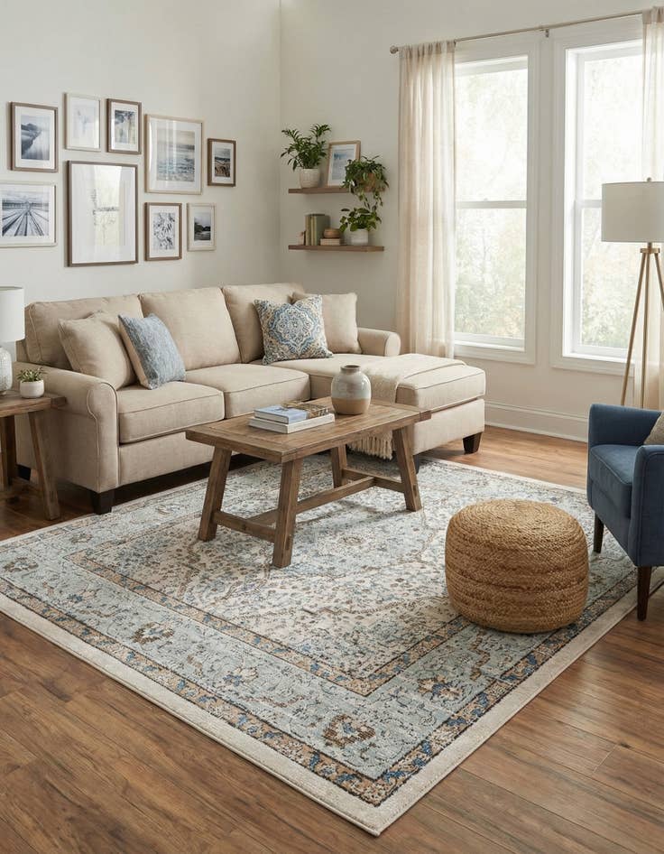 Detail image of 6' x 6' Nyla Square Rug