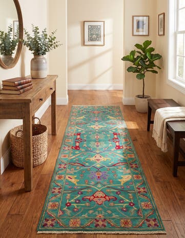 3' x 9' 10 Hand Knotted Kazak Runner Rug