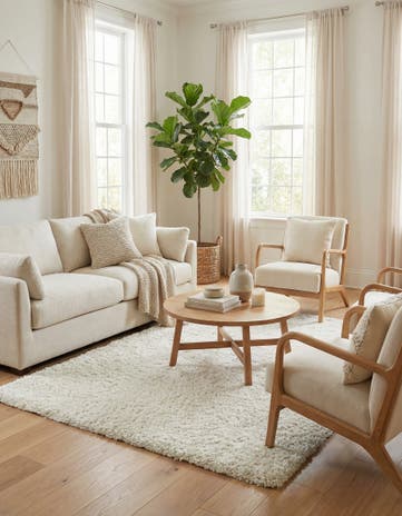 6' 5 x 9' Jill Zarin Shaggy Chic Rug