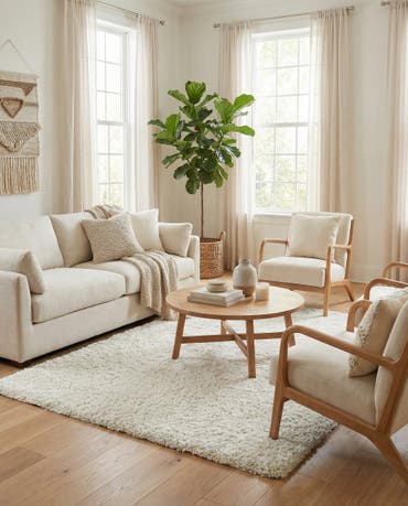  6' 5 x 9' Jill Zarin Shaggy Chic Rug