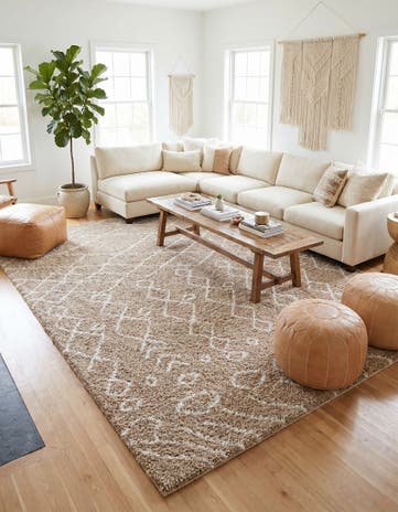 10' x 13' Moroccan Shag Rug