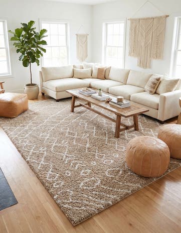 10' x 13' Moroccan Shag Rug