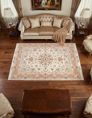 4' 9 x 6' 8 Tabriz Rug