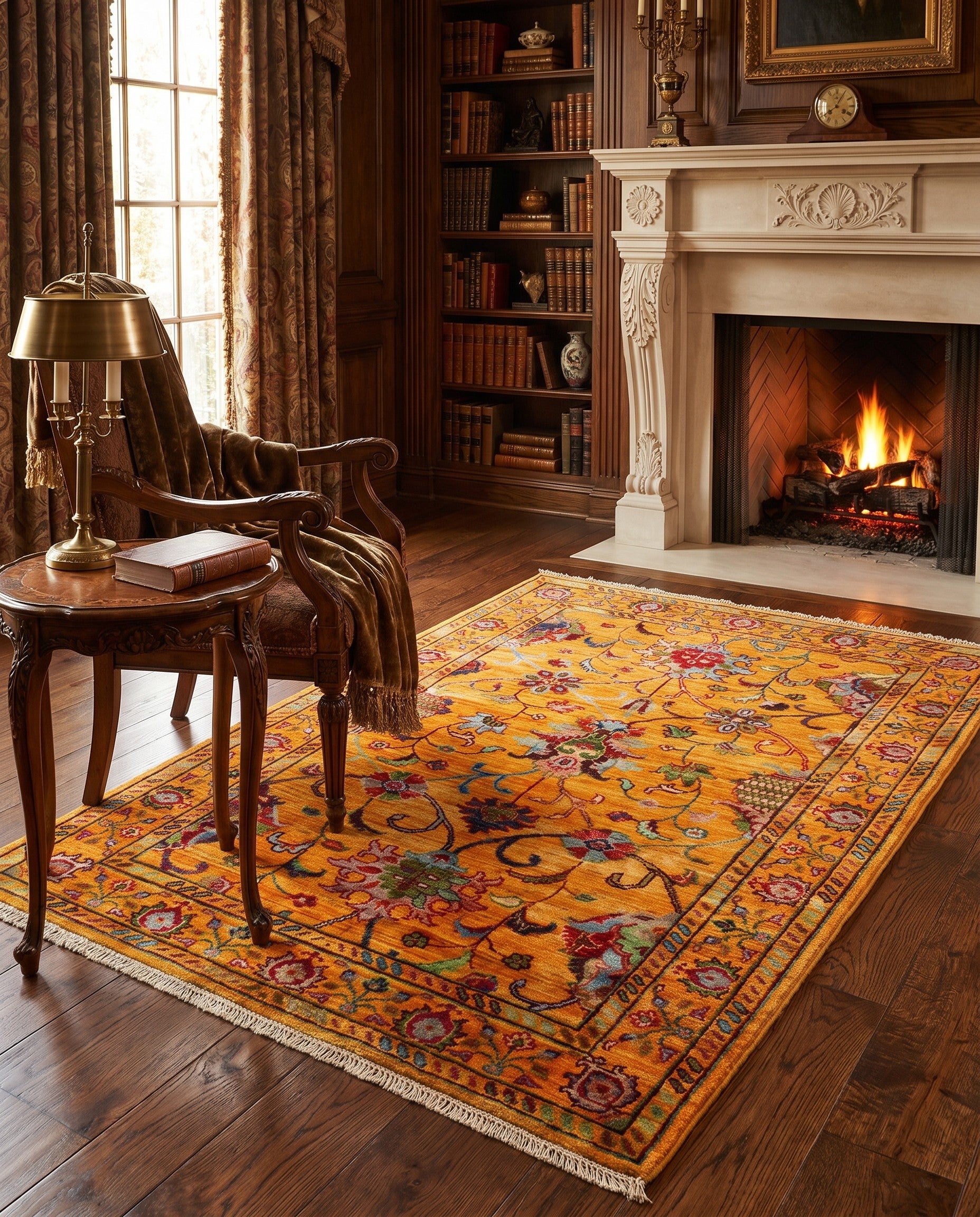 3' 4 x 5' Hand Knotted Ariana Ziegler Rug