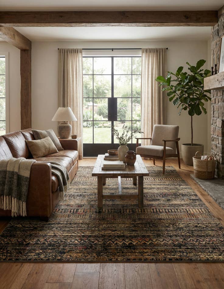 Detail image of 6' x 9' Saturn Rug