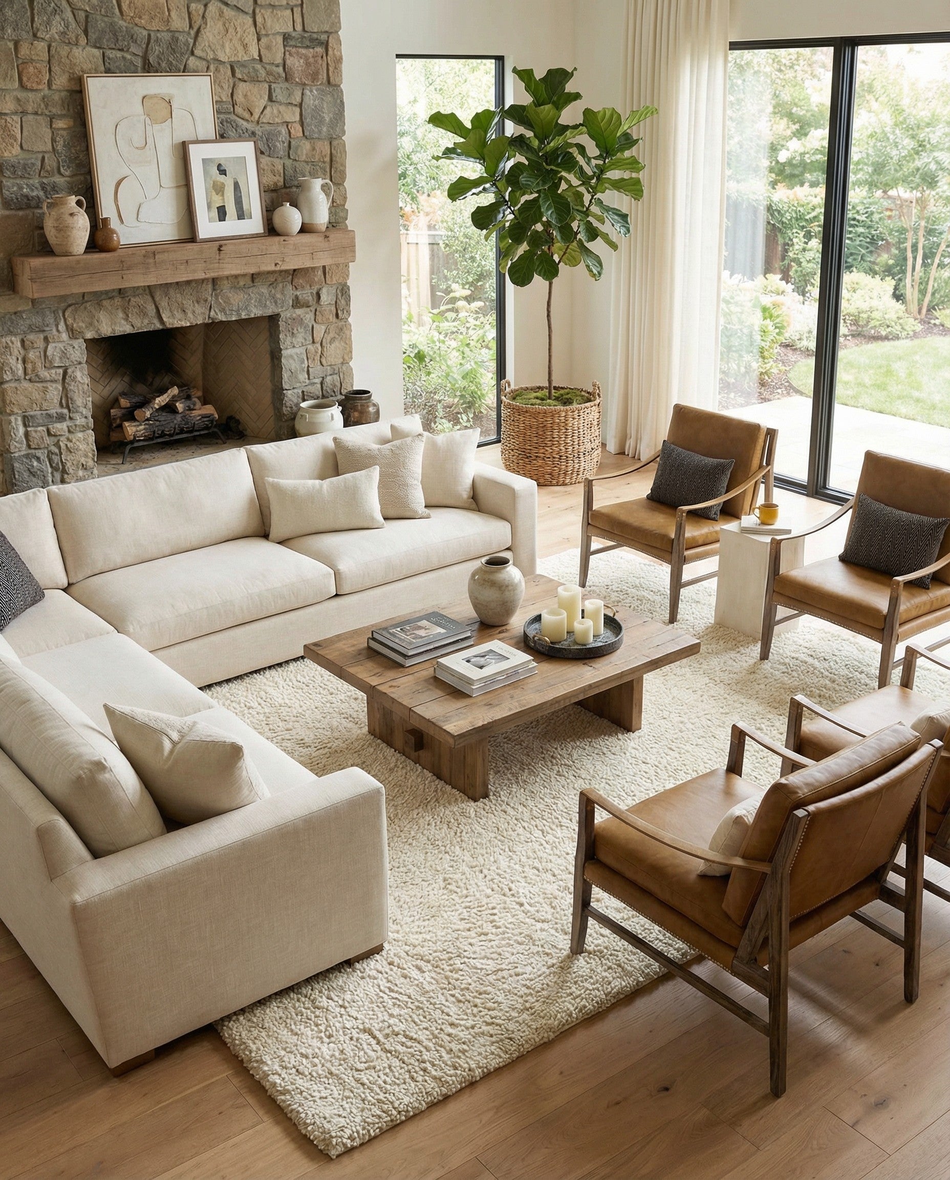 Primary image 9' x 12'  Hand Woven Haka Deluxe Shag Rug