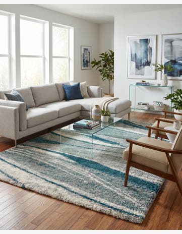 7' 10 x 10' Soft Touch Shag Rug