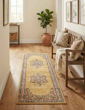 Yellow Lucerne Runner Rug