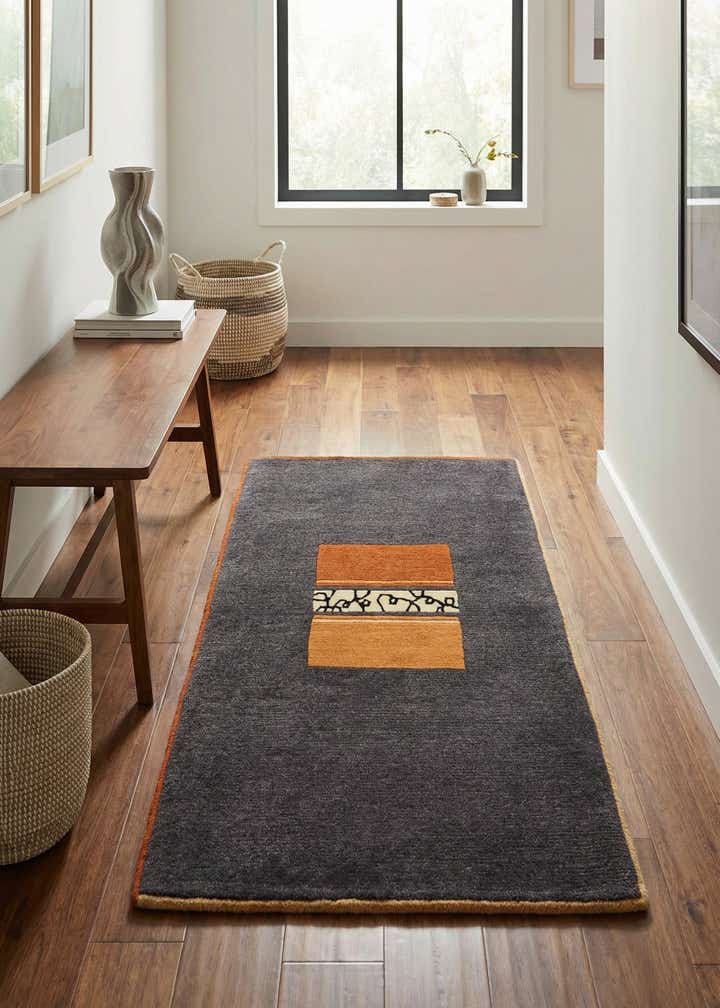 2' 3 x 4' 3 Hand Knotted Tibet Wool Runner Rug