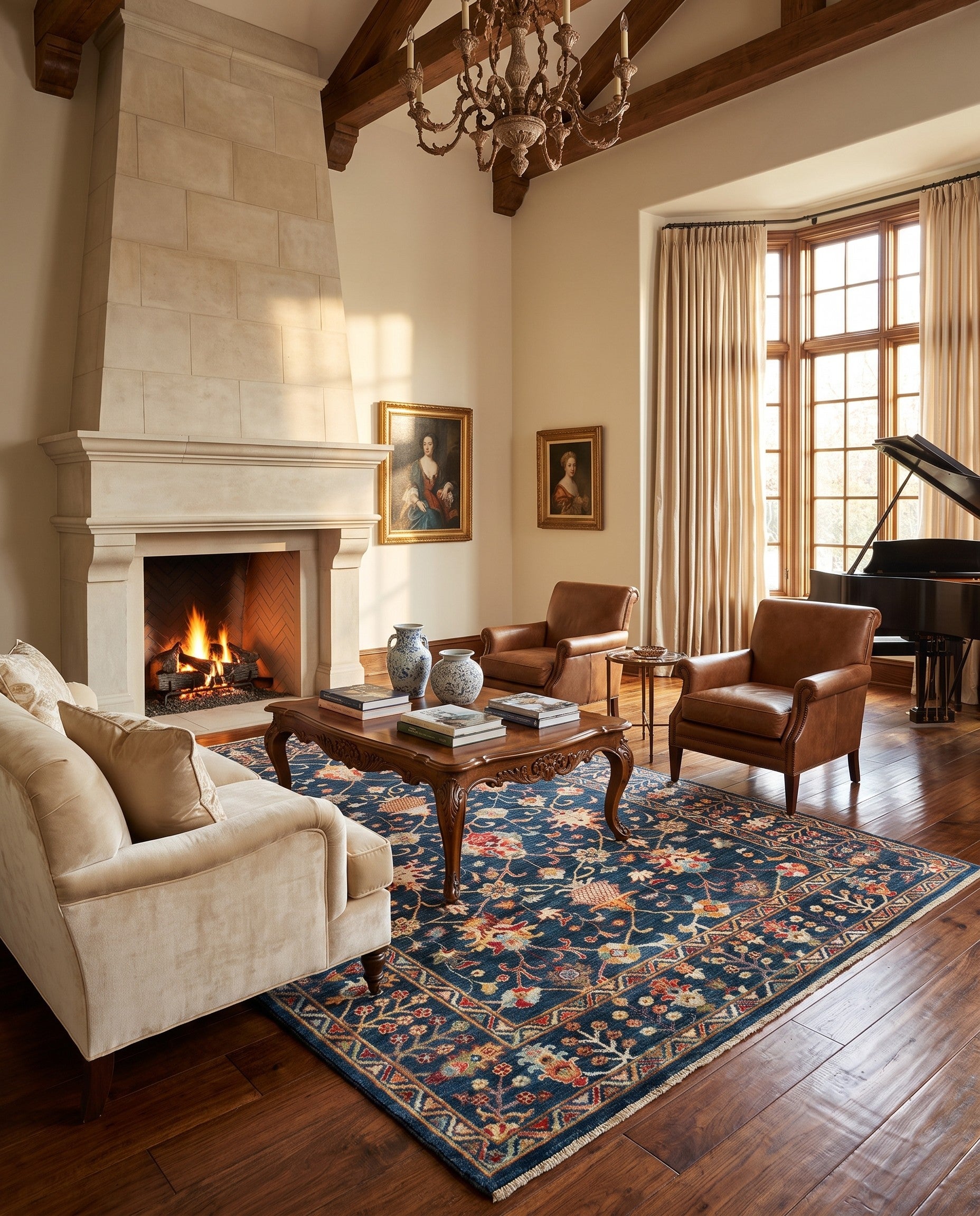 6' 8 x 9' 10 Hand Knotted Ariana Ziegler Rug