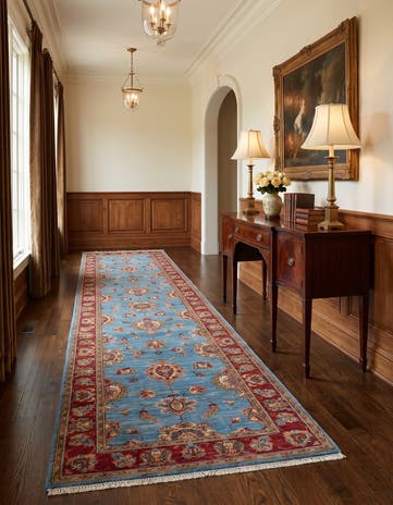 2' 9 x 10' 2 Hand Knotted Ziegler Runner Rug