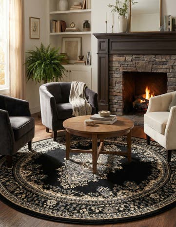 5' 3 x 5' 3 Amaya Round Rug