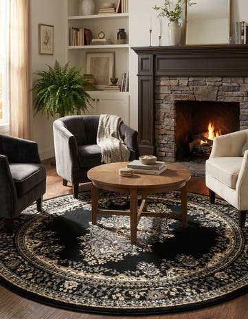 5' 3 x 5' 3 Amaya Round Rug