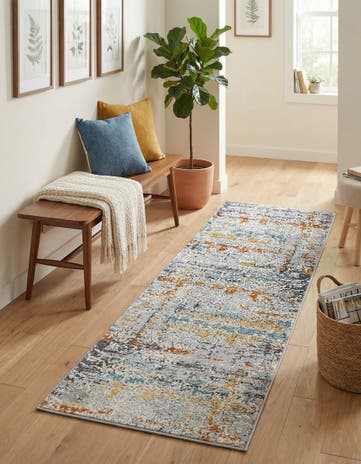 Gray Budapest Runner Rug
