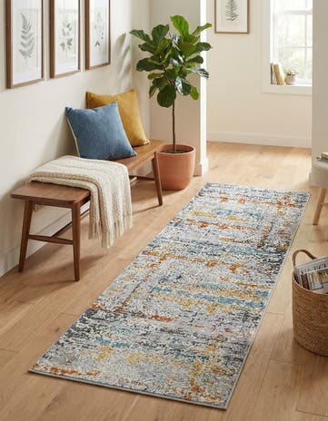 Gray Budapest Runner Rug