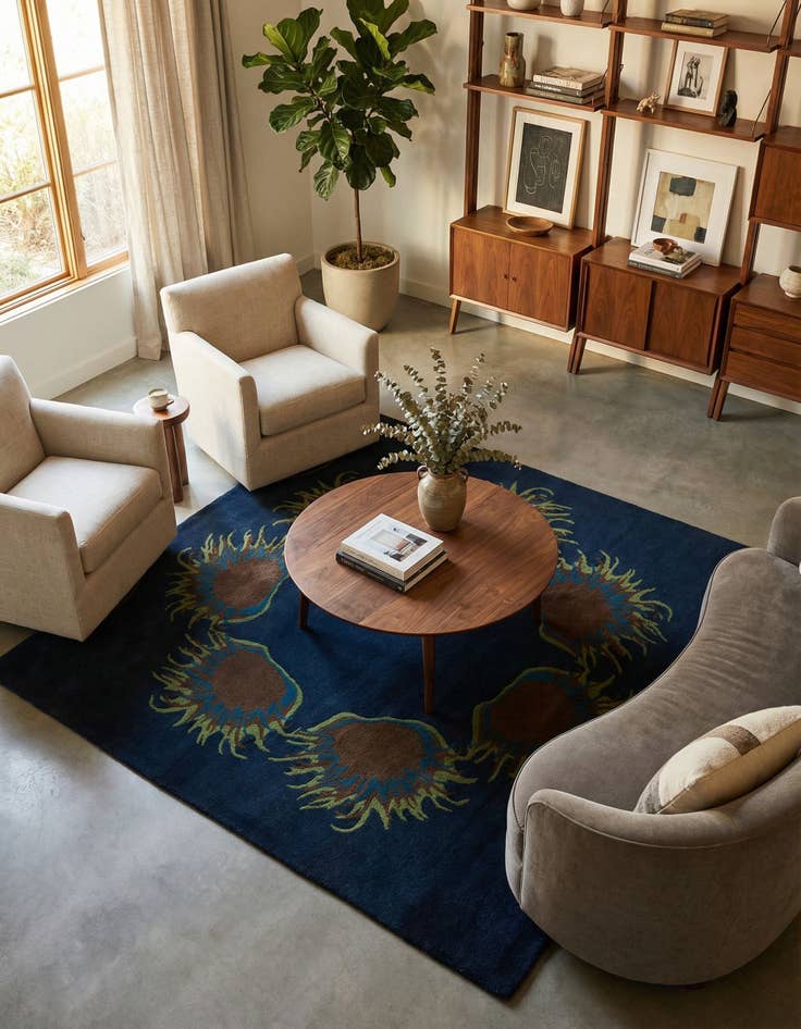 Detail image of 7' 5 x 7' 7 Luna Square Rug