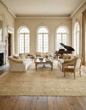 18' 5 x 25' Hand Knotted Peshawar Ziegler Oriental Rug
