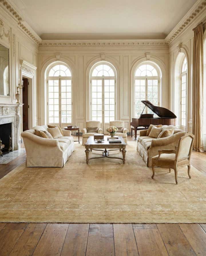 18' 5 x 25' Hand Knotted Peshawar Ziegler Oriental Rug