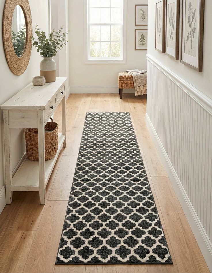 Detail image of 2' 7 x 13' Trellis Runner Rug