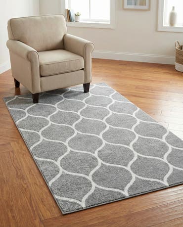  3' x 5' Lattice Frieze Rug